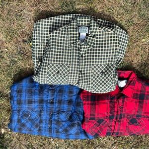 Vintage Ozark Trail Flannel Shacket Lot